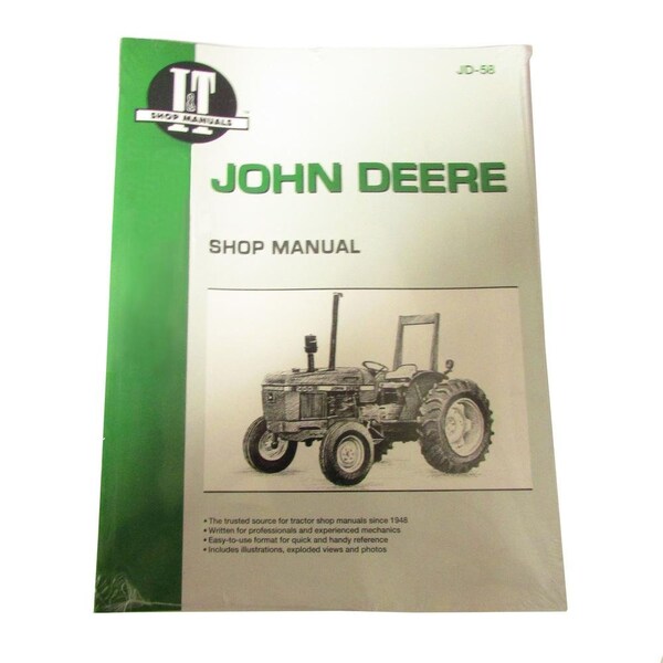 Aftermarket IAndT Shop Manual Fits JD 58 Fits John Deere 2150 2155 2255 2350 2355 2550 2555 JD58 - main